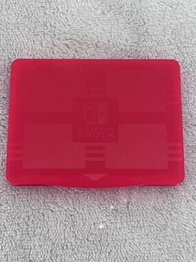 Official Nintendo Switch Case 4 Game Cartridge Storage Holder Red